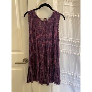 Purple Paisley Sundress